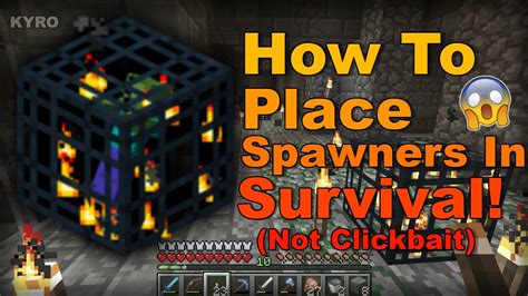 Can you pick up spawners?