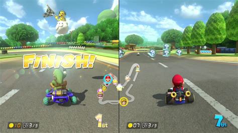 Can you play 2 player on Mario Kart 8?