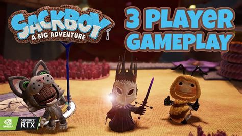 Can you play 3 player Sackboy?
