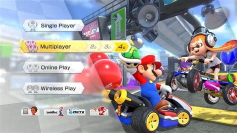 Can you play 5 player Mario Kart 8?