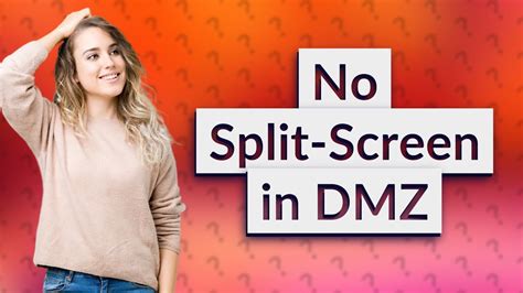 Can you play DMZ split-screen?