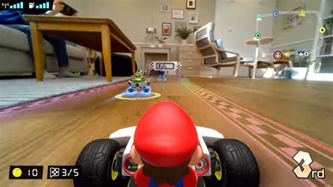 Can you play Mario Kart live on carpet?