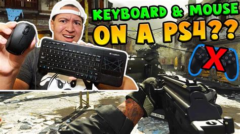 Can you play Modern Warfare 2 on ps4 with keyboard and mouse?