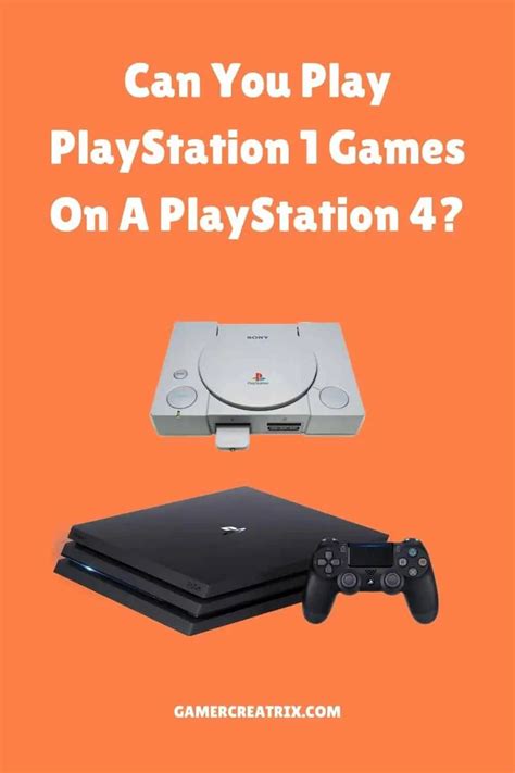 Can you play PS1 games on PS4?