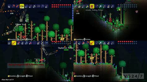 Can you play Terraria split screen?