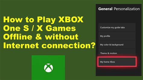Can you play Xbox offline without internet?