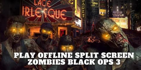 Can you play split-screen Zombies online?