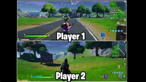 Can you play split-screen on Fortnite with one account?