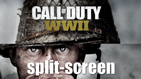 Can you play splitscreen online Call of Duty: WW2?