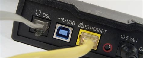 Can you plug DSL into Ethernet?