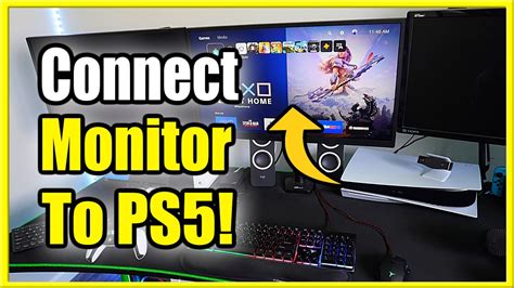 Can you plug a PS5 into a computer monitor?