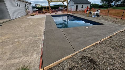 Can you pour concrete on a deck?