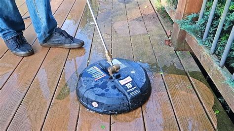 Can you power wash composite decking?