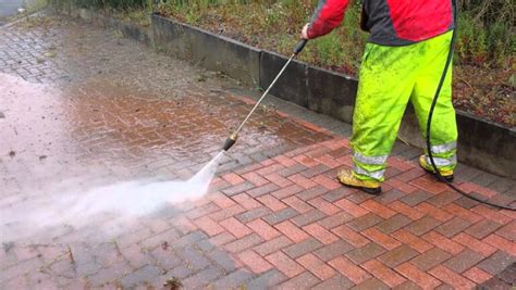 Can you power wash weeds?