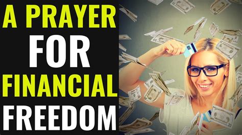 Can you pray for financial freedom?