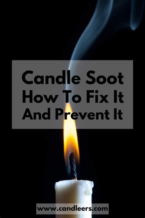 Can you prevent candle soot?