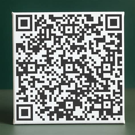 Can you print a QR code on canvas?