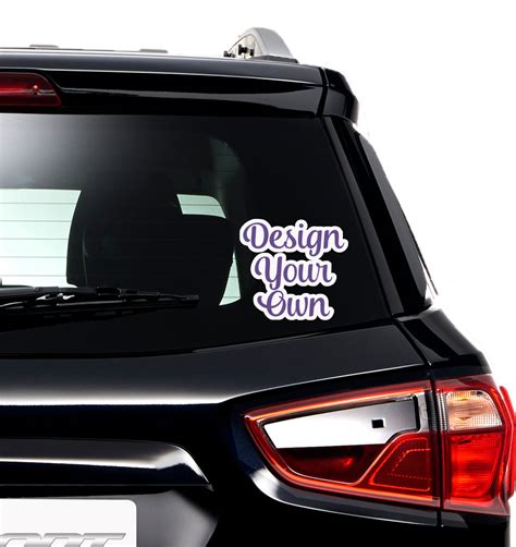 Can you print your own car decal?