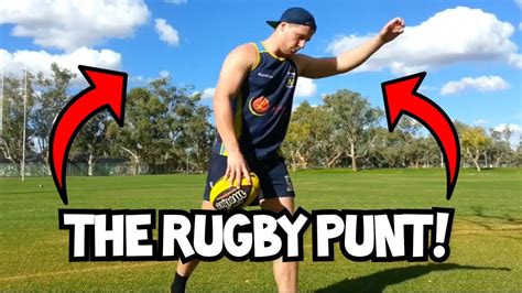 Can you punt in rugby?