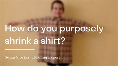 Can you purposely shrink cotton?