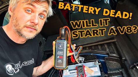 Can you push-start a completely dead battery?