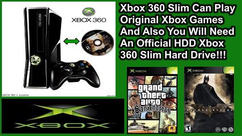 Can you put Xbox games in a Xbox 360?