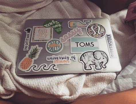 Can you put a decal on a laptop?