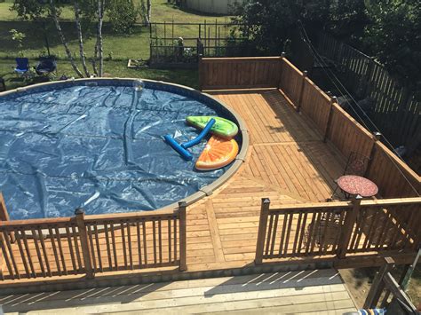 Can you put a deck over a pool?