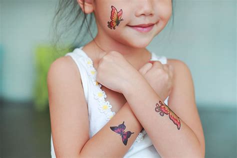 Can you put a temporary tattoo on a 2 year old?