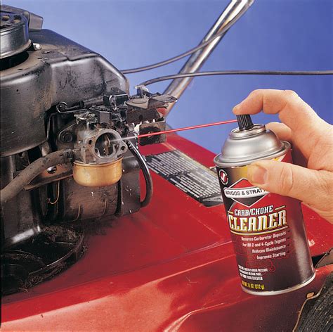 Can you put carb cleaner in a generator?