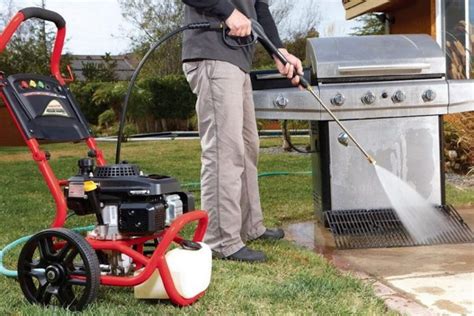 Can you put cleaning solution in a pressure washer?