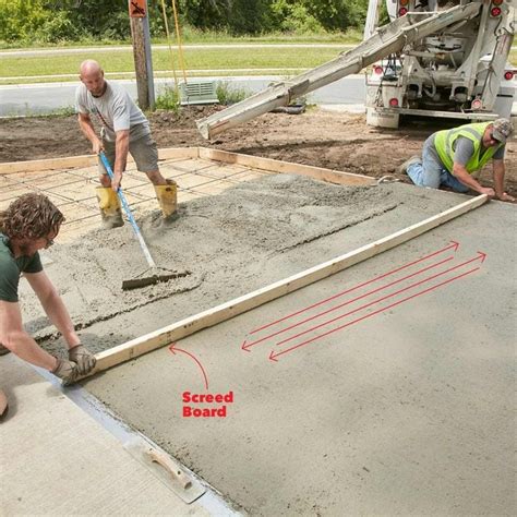 Can you put concrete slabs on dirt?