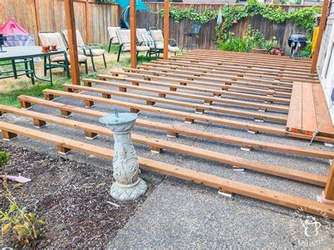 Can you put decking over old patio?