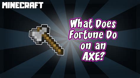 Can you put fortune on an AXE?