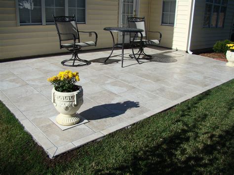 Can you put outdoor flooring over concrete?
