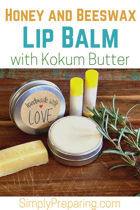 Can you put raw honey in lip balm?