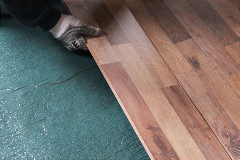 Can you put something under vinyl flooring?