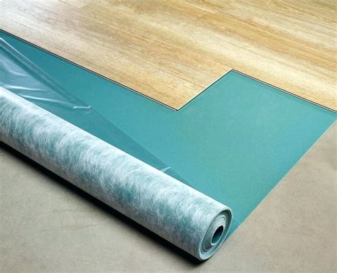 Can you put underlayment over vinyl?