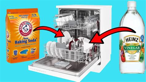 Can you put vinegar and baking soda in washer at the same time?