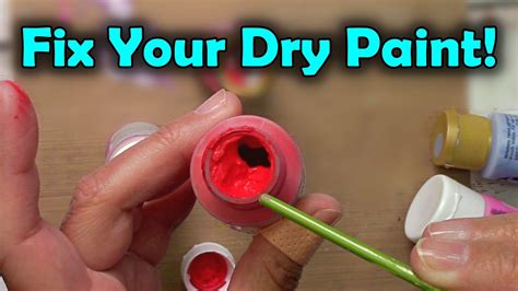 Can you reactivate dried acrylic paint?