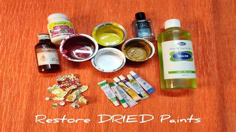 Can you reactivate dried oil paint?