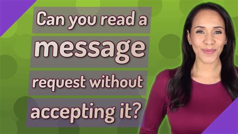 Can you read a message request without accepting it?