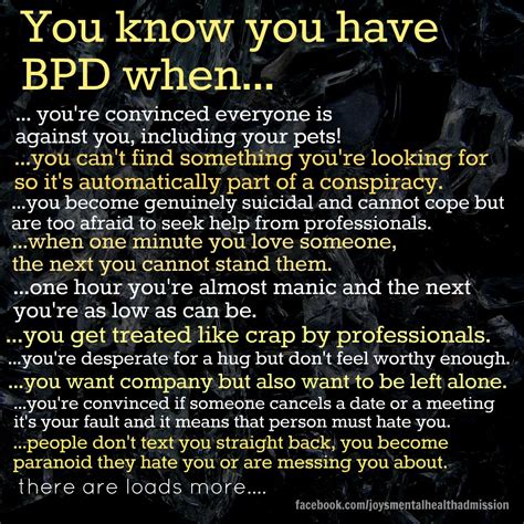 Can you realize you have BPD?