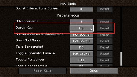 Can you rebind F3 in Minecraft?