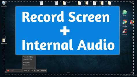 Can you record internal audio on PC?