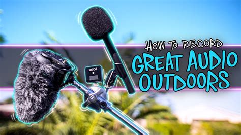 Can you record music outdoors?