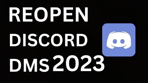Can you recover closed DMS on Discord?