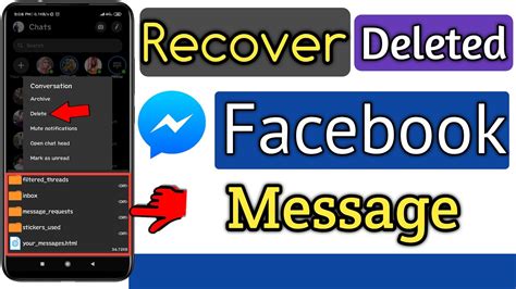 Can you recover deleted Facebook messages from 2 years ago?