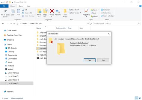 Can you recover deleted folders?