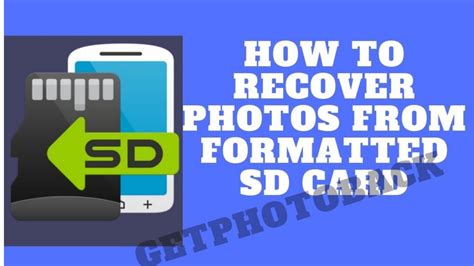 Can you recover formatted SD card?